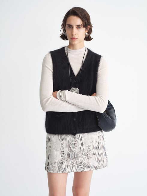 Brushed Knit Vest
